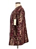 Unbranded Animal Print Burgundy Blazer Size 6 - photo 5