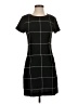 Elorie Plaid Black Casual Dress Size 4 - photo 1
