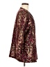 Unbranded Animal Print Burgundy Blazer Size 6 - photo 4
