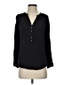 J.Crew 100% Viscose Black Long Sleeve Blouse Size XXS - photo 1