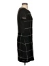 Elorie Plaid Black Casual Dress Size 4 - photo 4