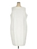 Kasper Solid Ivory Casual Dress Size 24W - photo 1