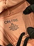 ON FIRE 100% Cotton Pink Sweatshirt Size XL - photo 7