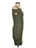 Bebe Solid Green Casual Dress Size S - photo 4
