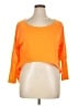 Unbranded Orange 3/4 Sleeve Top Size 1X - photo 1