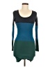 Threads 4 Thought Color Block Teal Casual Dress Size M - photo 1