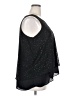 Apt. 9 100% Polyester Black Sleeveless Blouse Size XXL - photo 4