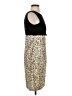 Helena 100% Silk Graphic Tan Cocktail Dress Size 4 - photo 4