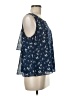 CAbi 100% Polyester Blue Sleeveless Blouse Size M - photo 4