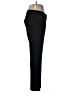 Ecru Solid Black Dress Pants Size 4 - photo 4
