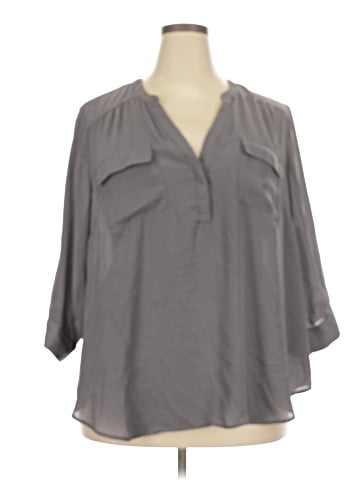 Torrid 3/4 Sleeve Blouse (view 1)