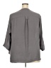 Torrid 100% Polyester Gray 3/4 Sleeve Blouse Size 2X Plus (2) - photo 2
