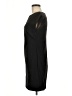 Zara Basic Solid Black Casual Dress Size M - photo 5