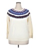 Talbots Print Ivory Pullover Sweater Size 2X - photo 1
