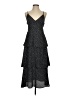 Aqua 100% Polyester Polka Dots Black Cocktail Dress Size XS - photo 1