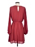 Lush 100% Polyester Solid Burgundy Casual Dress Size S - photo 2