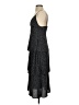 Aqua 100% Polyester Polka Dots Black Cocktail Dress Size XS - photo 5
