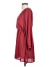 Lush 100% Polyester Solid Burgundy Casual Dress Size S - photo 5