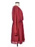 Lush 100% Polyester Solid Burgundy Casual Dress Size S - photo 4