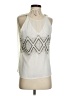 Unbranded 100% Polyester Ivory Sleeveless Blouse Size XS - photo 1