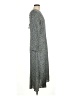 H&M 100% Polyester Print Gray Blue Casual Dress Size M - photo 4