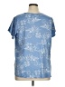 Bobeau Blue Short Sleeve Blouse Size 1X - photo 2