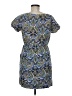 J.Crew Paisley Blue Casual Dress Size 8 - photo 2