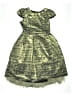 Kid's Dream 100% Polyester Tweed Green Dress Size 11 - 12 - photo 1