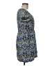J.Crew Paisley Blue Casual Dress Size 8 - photo 4