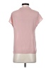 Shein 100% Polyester Pink Short Sleeve Blouse Size 2 - photo 2