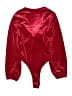 Shein 100% Polyester Red Long Sleeve Blouse Size 8 - 10 - photo 2