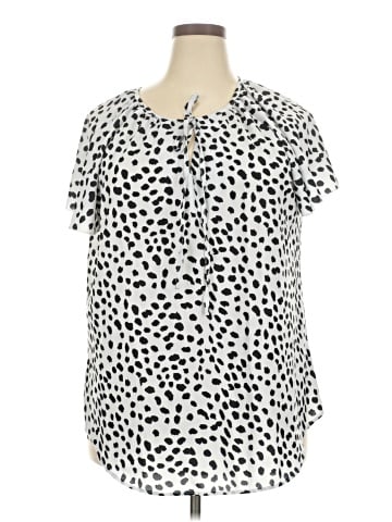 SimpleFun Short Sleeve Blouse (view 1)