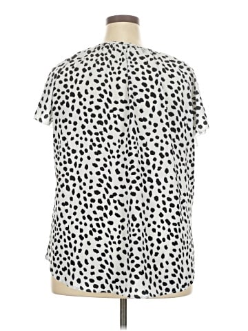 SimpleFun Short Sleeve Blouse (view 2)