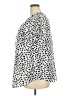 SimpleFun 100% Polyester Animal Print Silver Short Sleeve Blouse Size 2X - photo 5