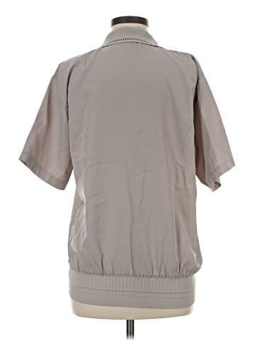 Oleg Cassini Short Sleeve Blouse (view 2)