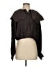 Native Youth 100% Polyester Black Long Sleeve Blouse Size XS - photo 1