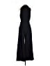 4SI3NNA Solid Black Jumpsuit Size S - photo 2