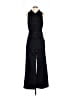 4SI3NNA Solid Black Jumpsuit Size S - photo 1