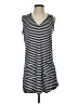 Akini Stripes Black Casual Dress Size XS - photo 1