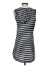 Akini Stripes Black Casual Dress Size XS - photo 2