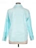 Zara Color Block Blue Long Sleeve Button-Down Shirt Size XL - photo 2
