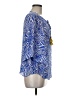 Alice & Trixie 100% Silk Blue Blouse Size M - photo 4