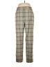 Ann Taylor LOFT Plaid Gray Casual Pants Size 10 - photo 1
