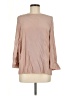 Tibi Tan Long Sleeve Blouse Size 8 - photo 1