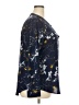 SoTeer Print Blue Long Sleeve Blouse Size XXL - photo 4