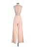 Forever 21 Contemporary 100% Polyester Solid Pink Jumpsuit Size S - photo 2