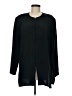 IMAN 100% Silk Black Coat Size M - photo 1
