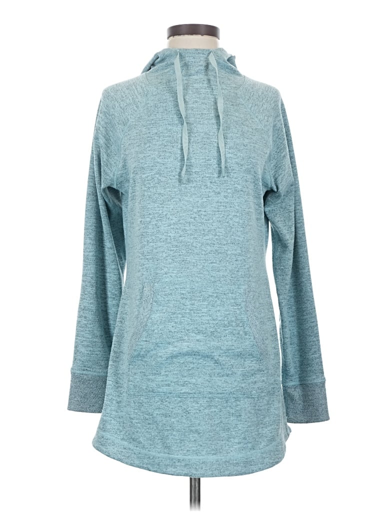 Pre-owned Title Nine Pullover Hoodie In Blue