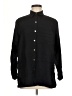 Emma James Black Long Sleeve Button-Down Shirt Size M - photo 1