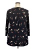 Beacon Black 3/4 Sleeve Blouse Size 2X - photo 2